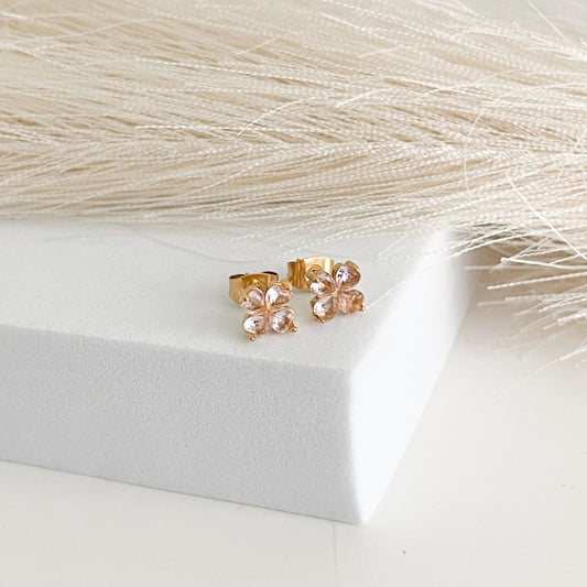 Pink Flower Piercings