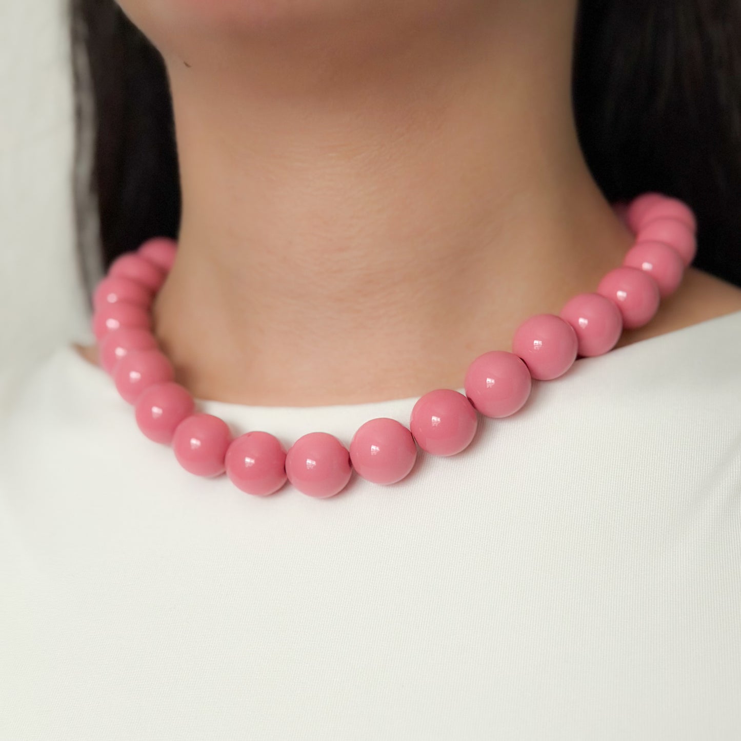 Bubble Pink Necklace