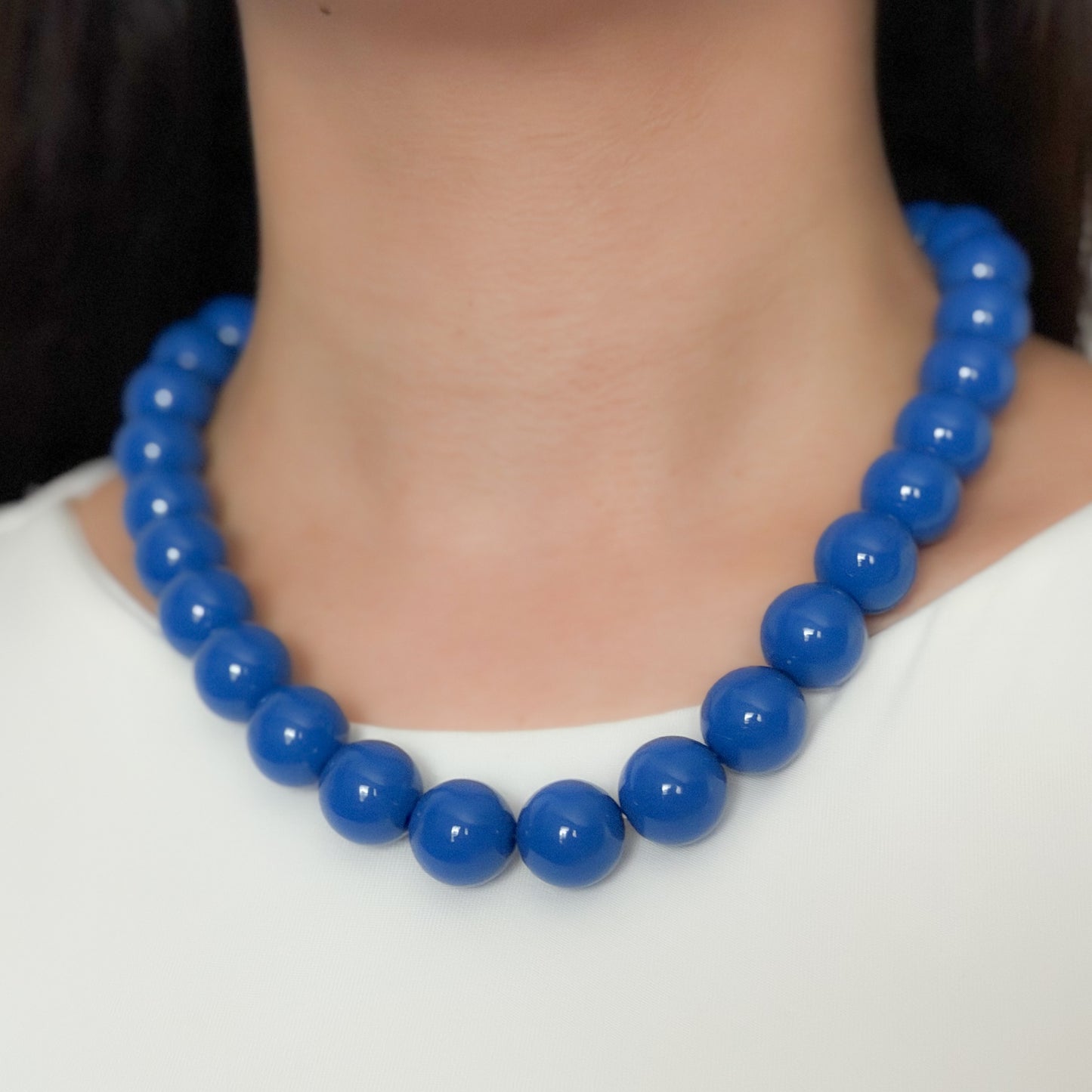 Bubble Blue Necklace