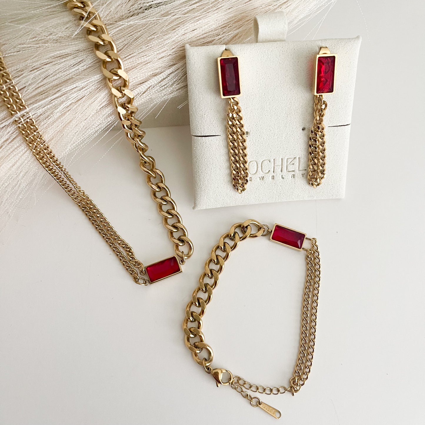 Amour Red Set (3 Pieces)