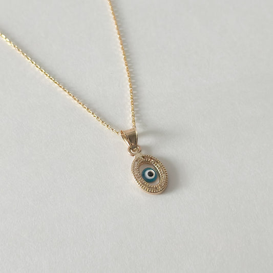 Evil Eye Necklace | Gold/Oro