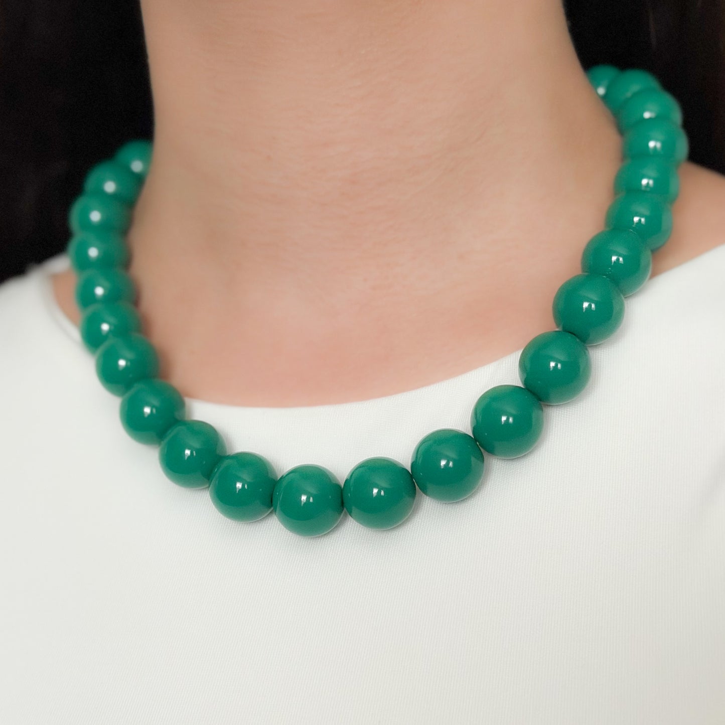 Bubble Green Necklace