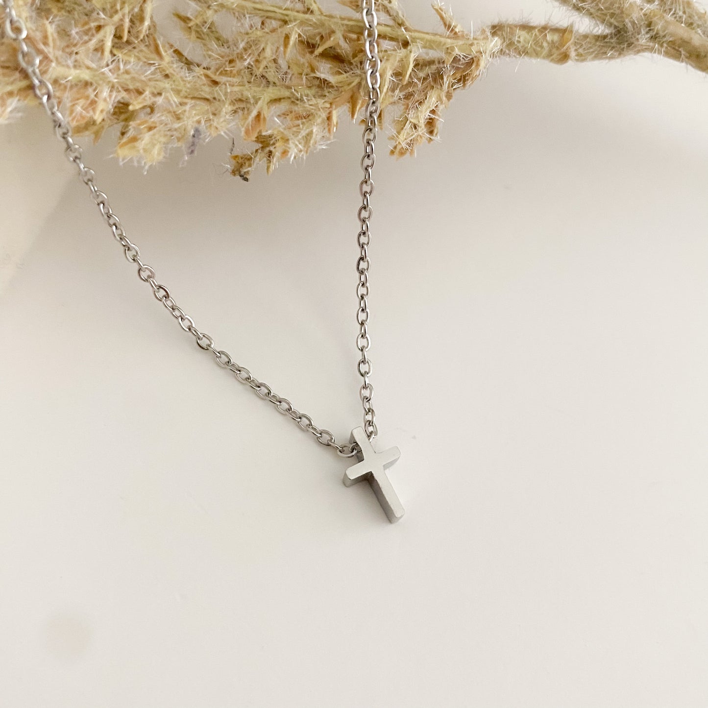 Cross Silver Necklace