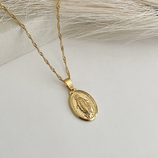 Virgen de la Milagrosa Necklace