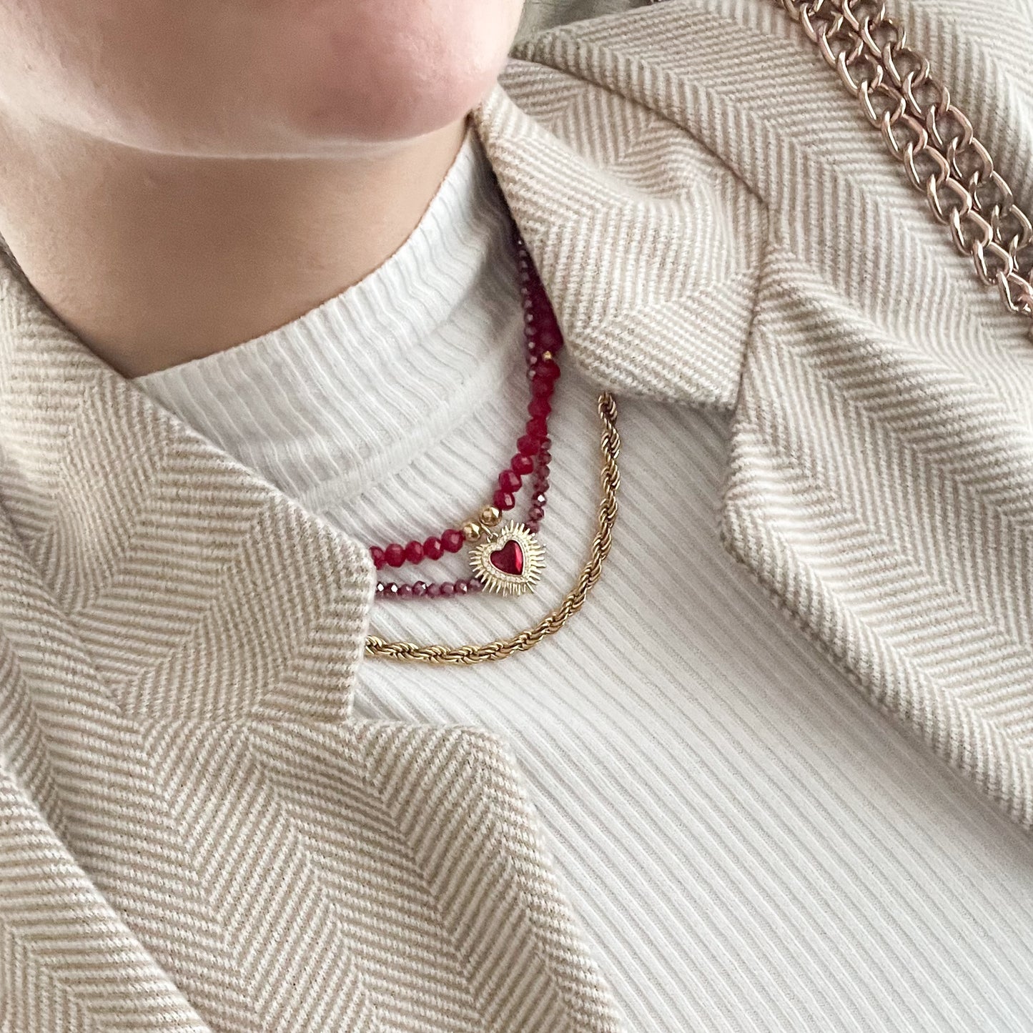 Eternal Red Necklace