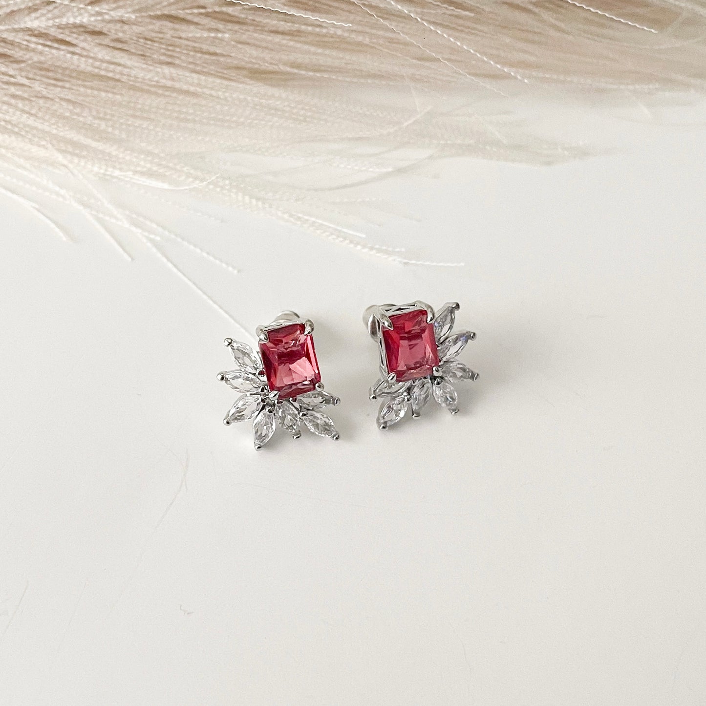 Emily Red Earrings