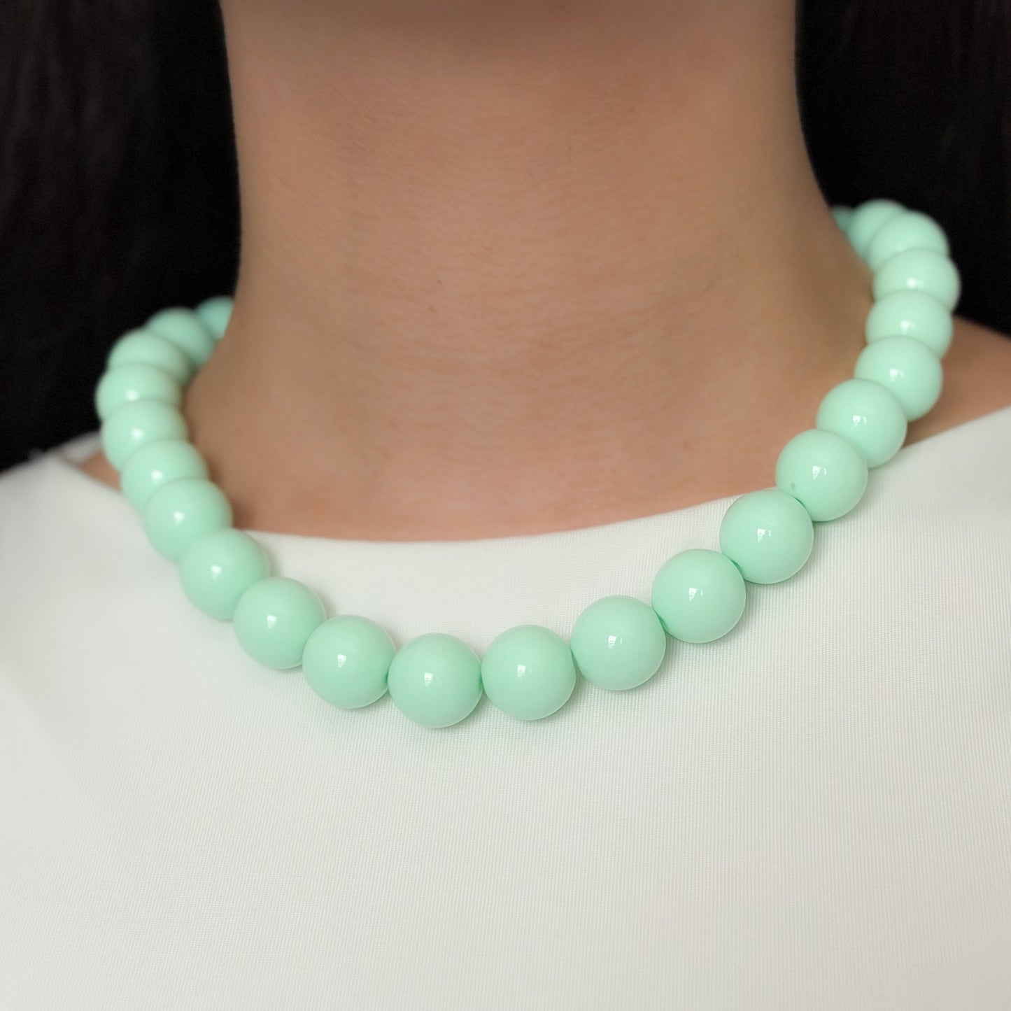 Bubble Aqua Necklace