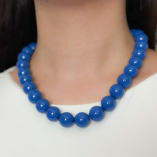 Bubble Blue Necklace