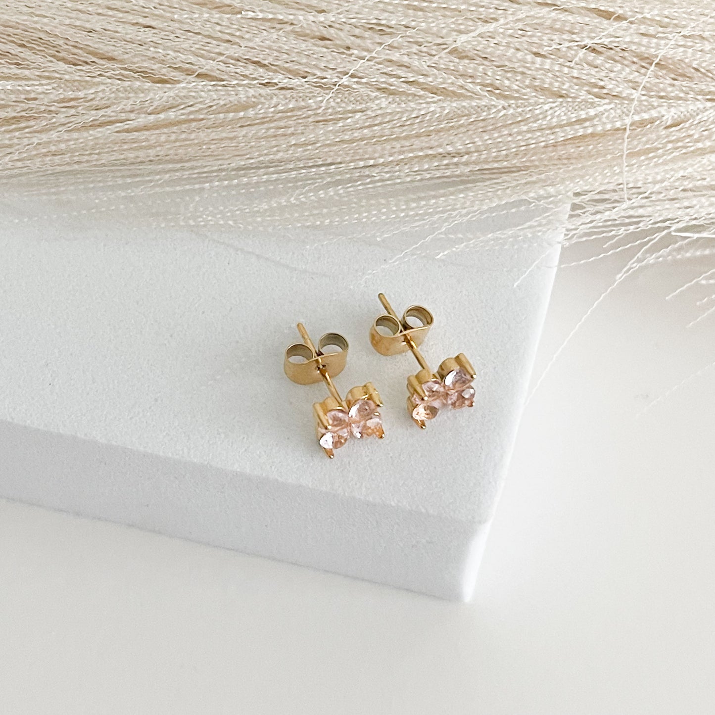 Pink Flower Piercings