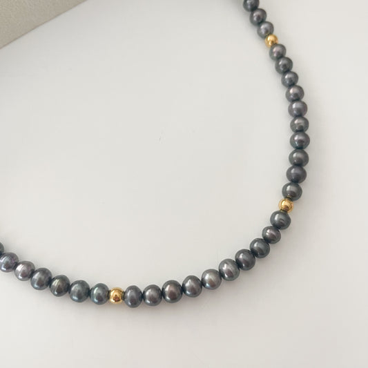 Eternal Silver Pearl Necklace