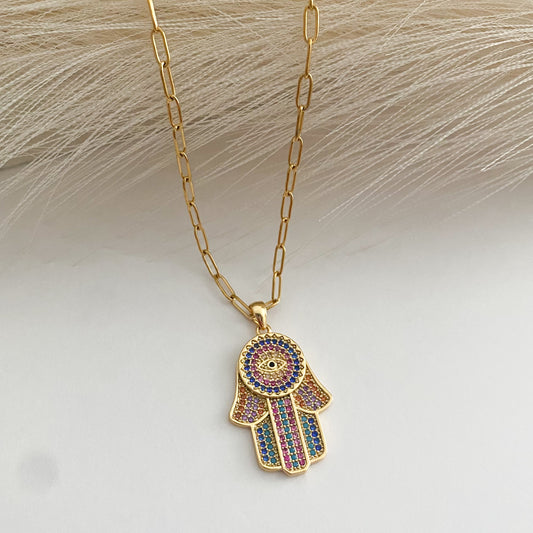 Mano de Hamsa Necklace