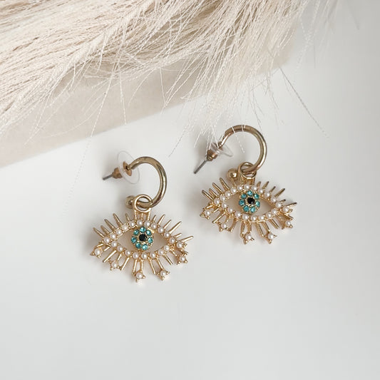 Ophelia Evil Eye Earrings