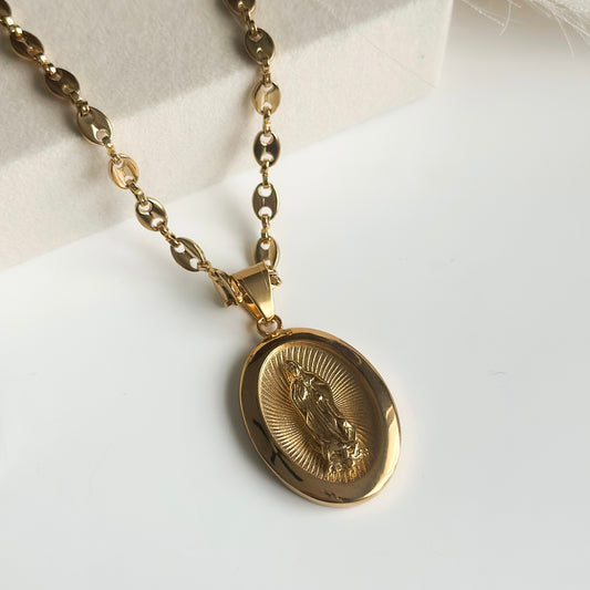 Virgen de Guadalupe Gucci Necklace