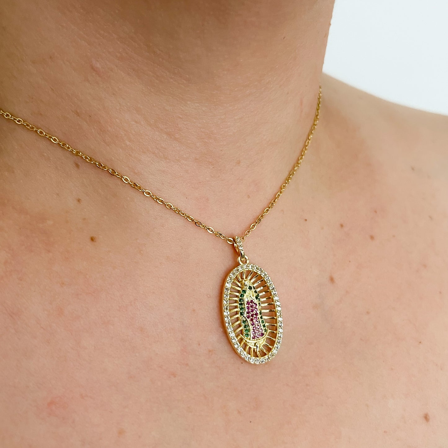 Colorful Guadalupe Necklace