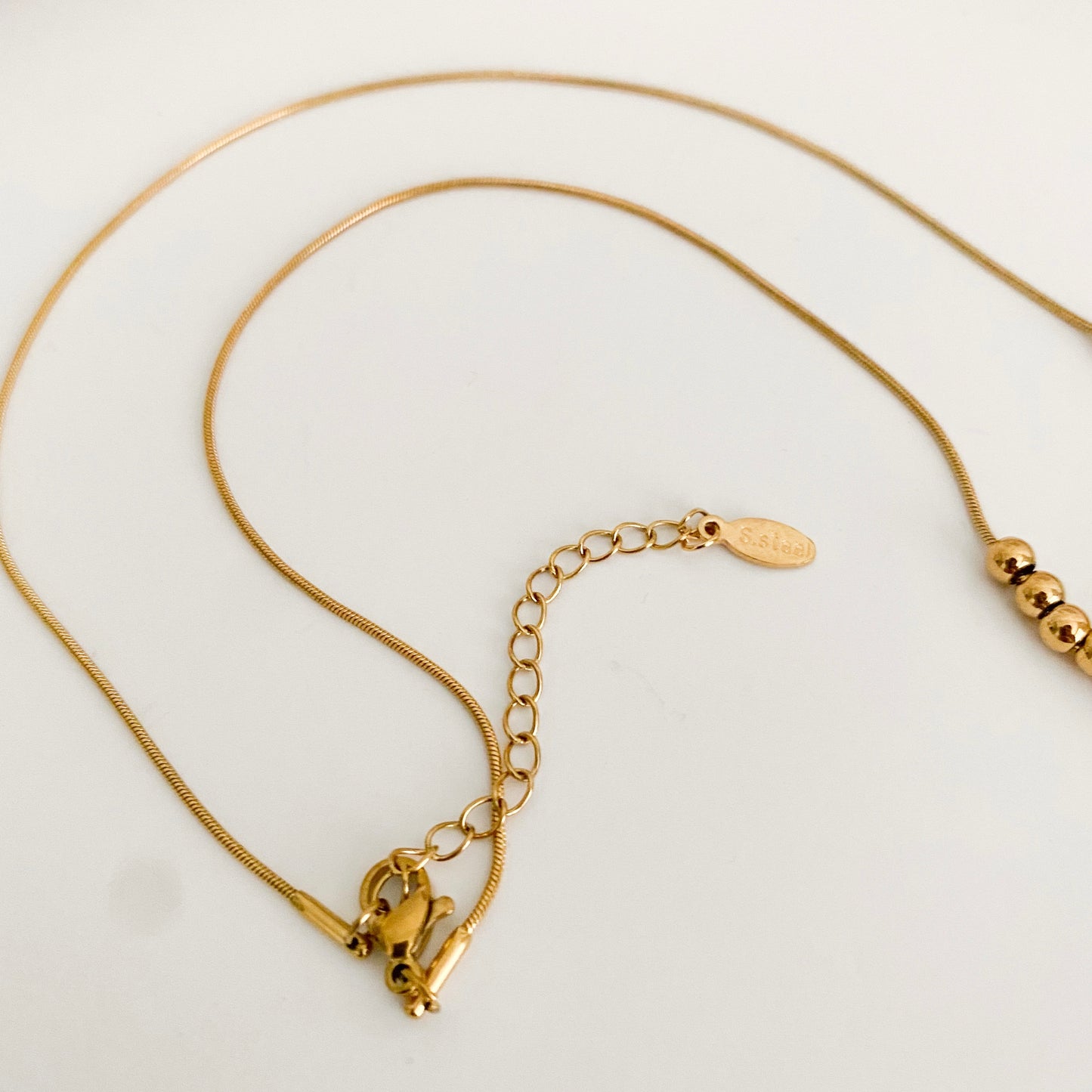 White and gold scapular